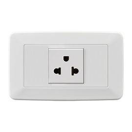 House Electric Wall Sockets 1 Gang  , American Power Socket Durable And Safe