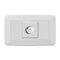 White Electronic Dimmer Switch Flame Resistant Dimmable Light Switch Long Usage Life